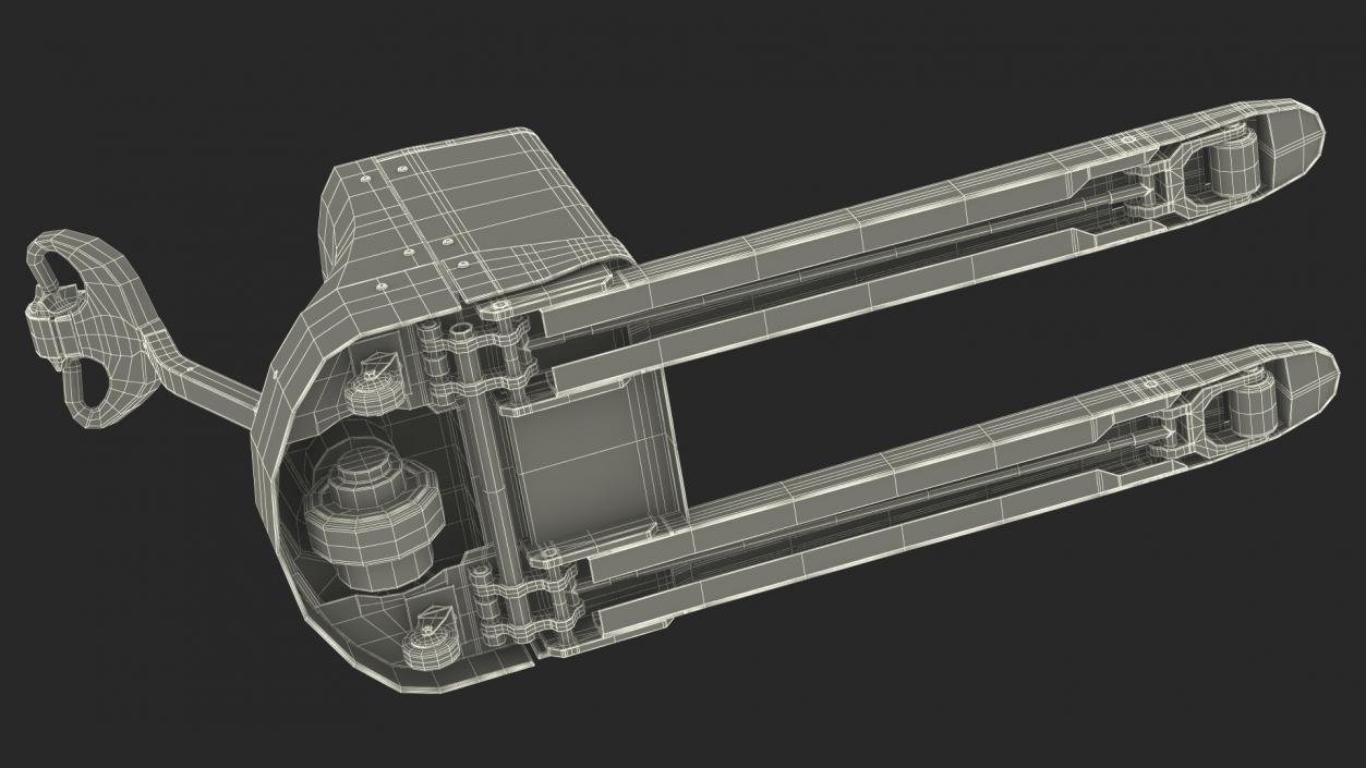 Fully Powered Pallet Truck Rigged for Maya 3D