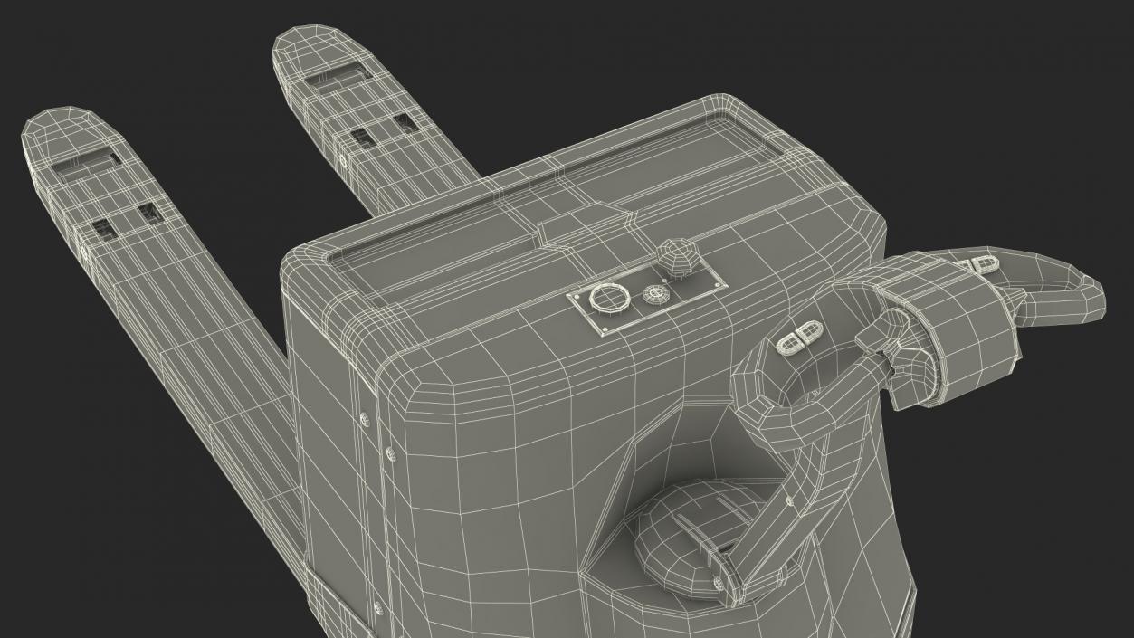 Fully Powered Pallet Truck Rigged for Maya 3D