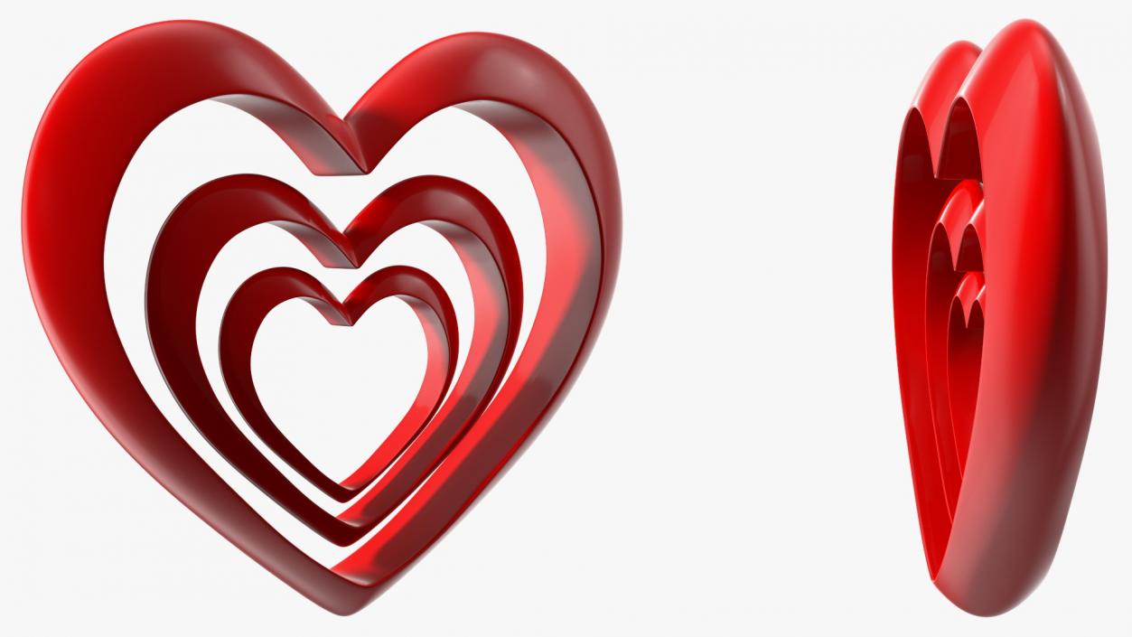 Growing Heart Emoji 3D model