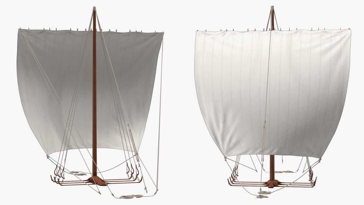 3D Longship Sail model