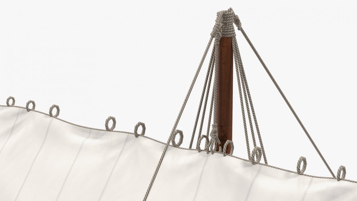 3D Longship Sail model