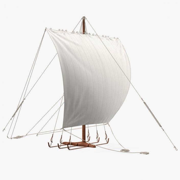 3D Longship Sail model