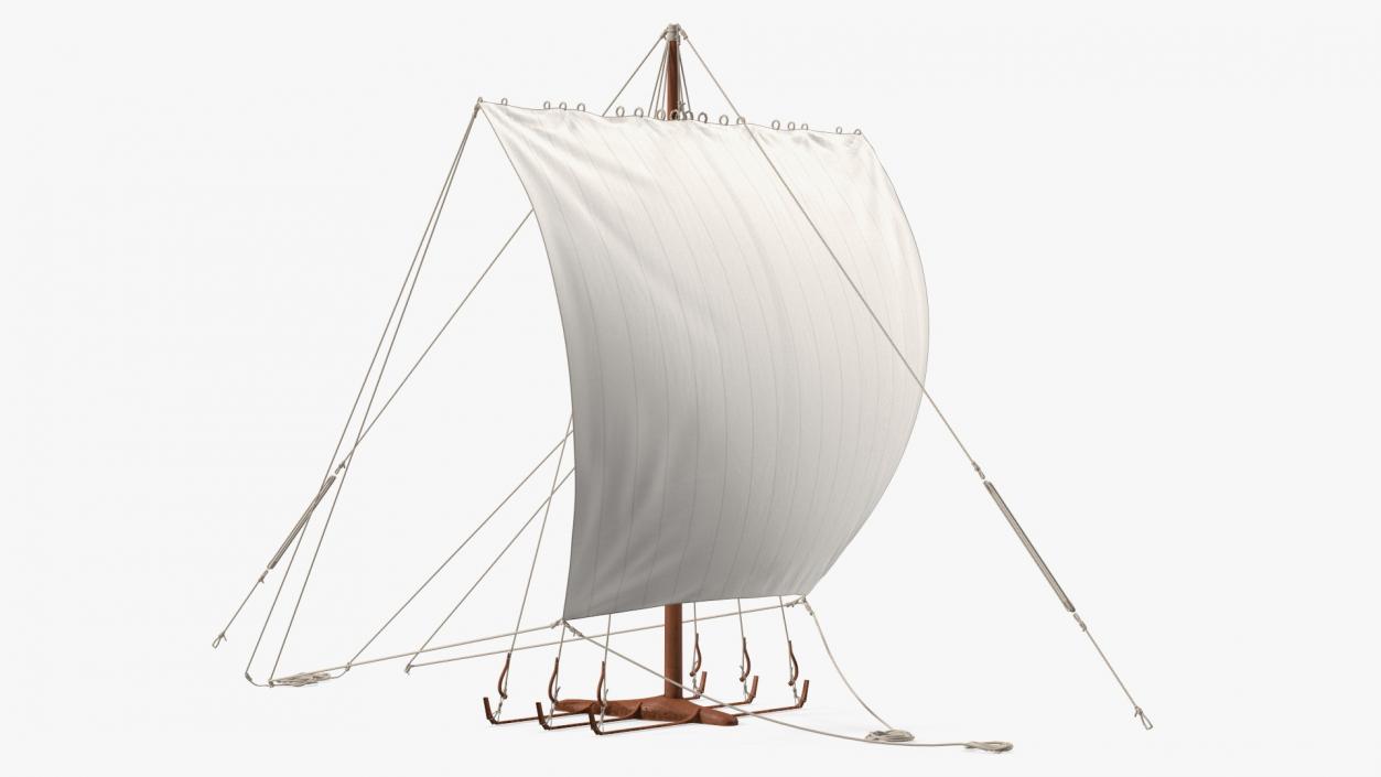 3D Longship Sail model