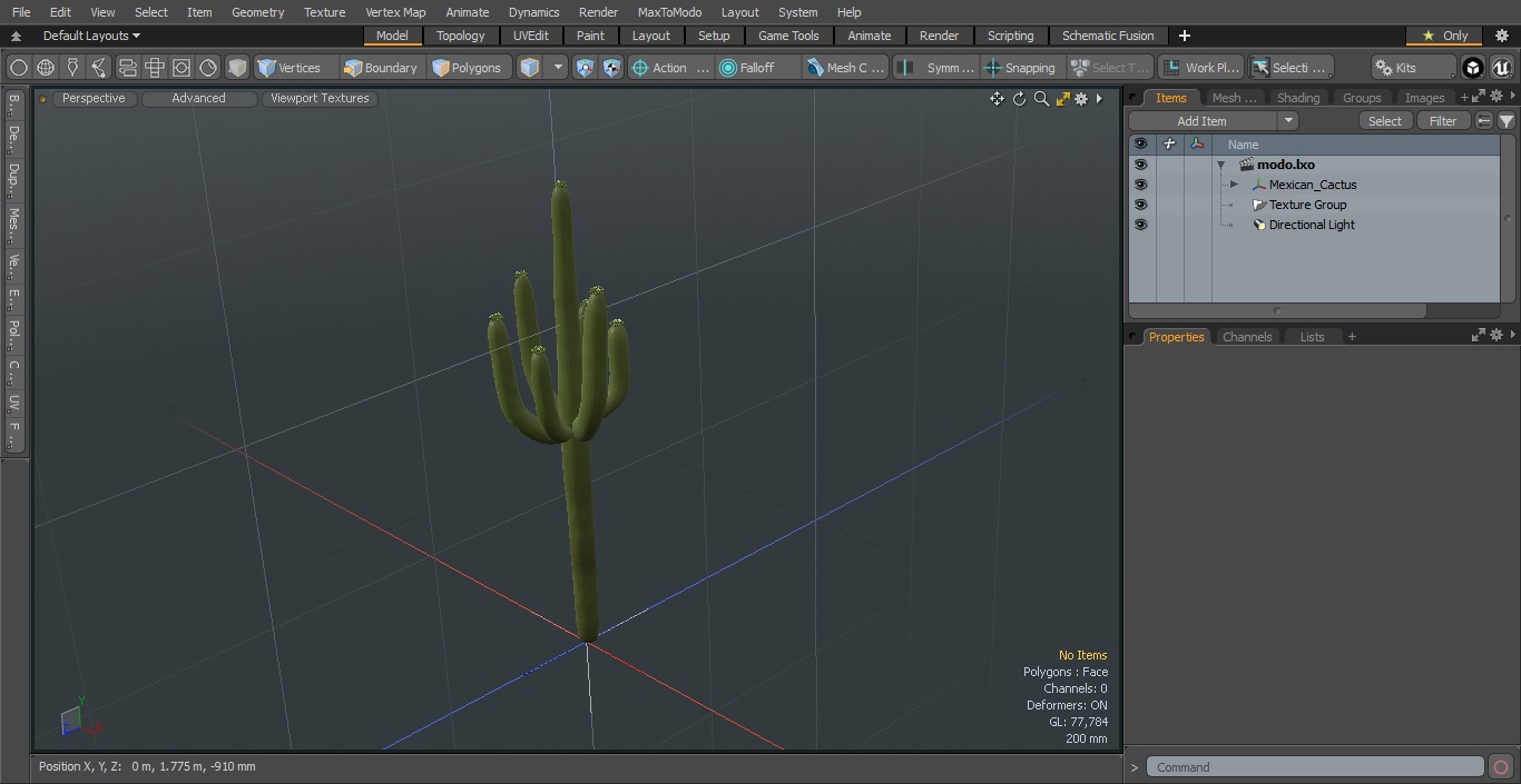 Mexican Cactus 3D model