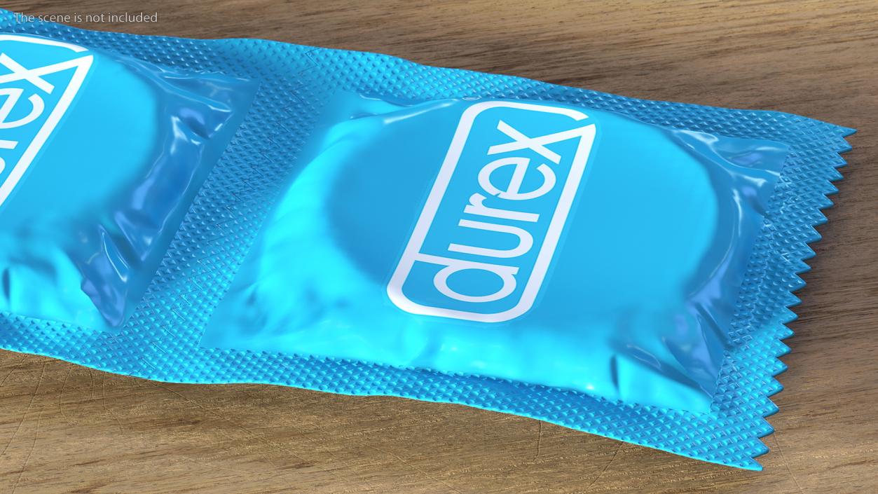 Condom Durex 3 Pack 3D model