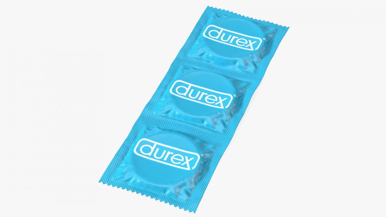 Condom Durex 3 Pack 3D model