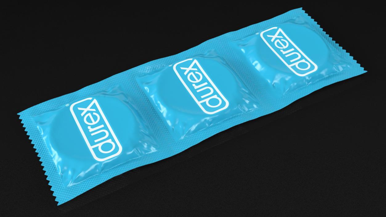 Condom Durex 3 Pack 3D model