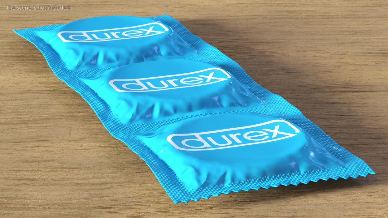 Condom Durex 3 Pack 3D model