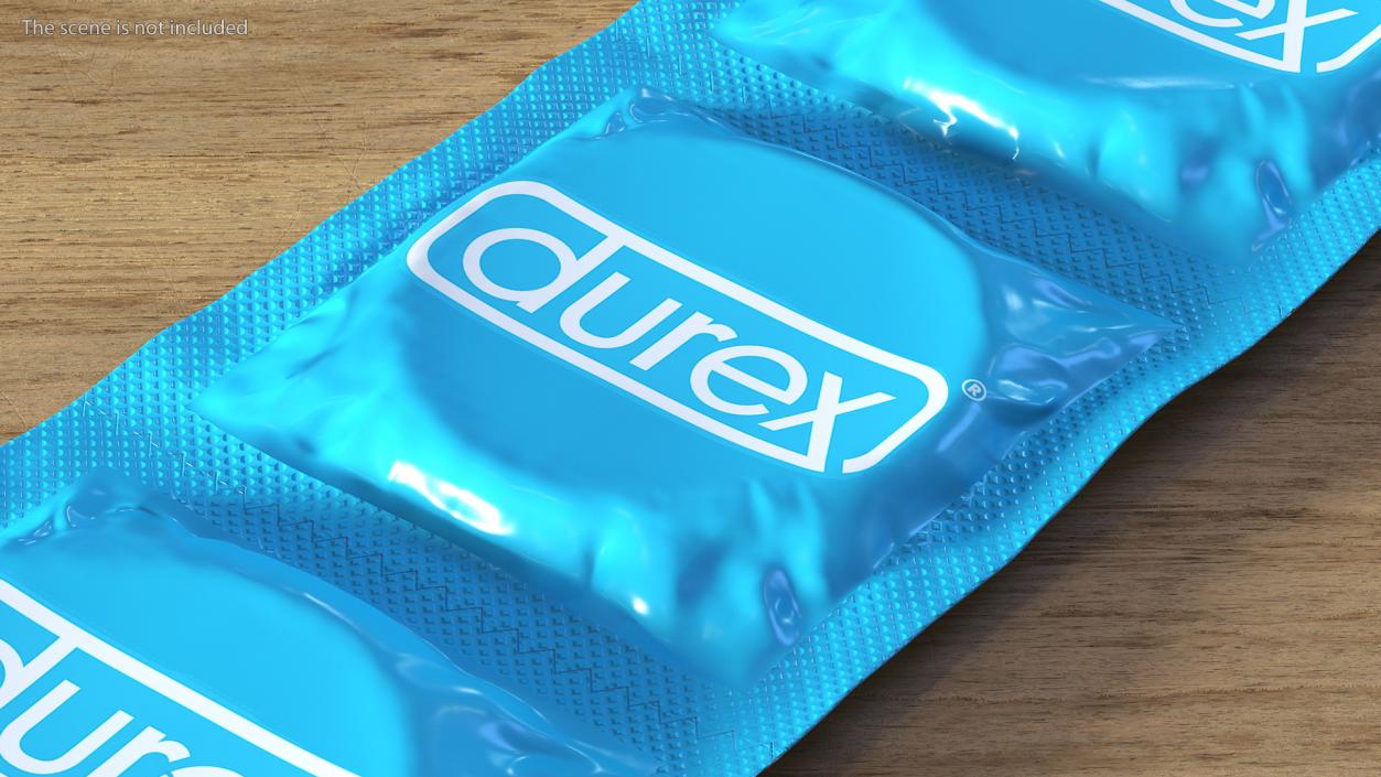 Condom Durex 3 Pack 3D model