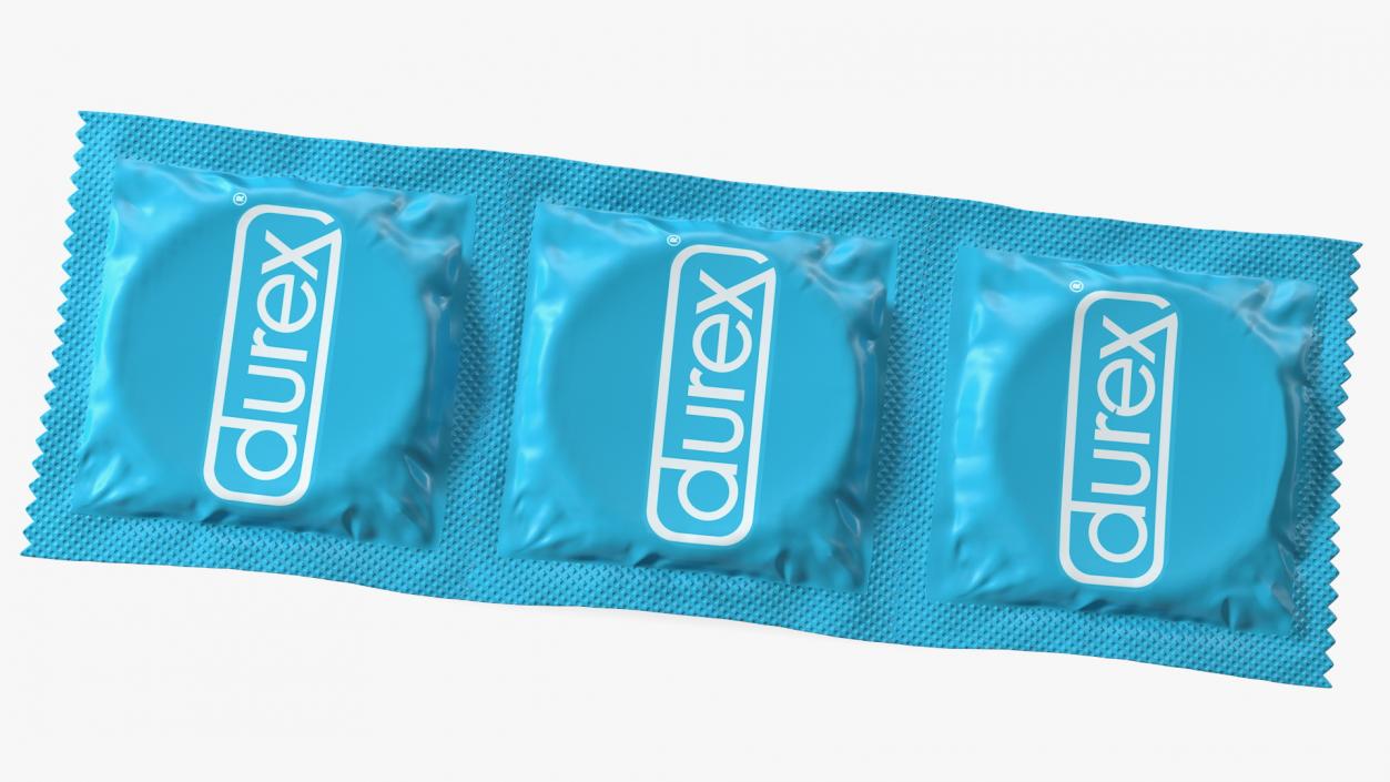 Condom Durex 3 Pack 3D model