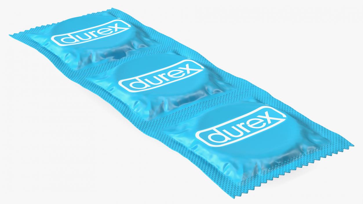 Condom Durex 3 Pack 3D model