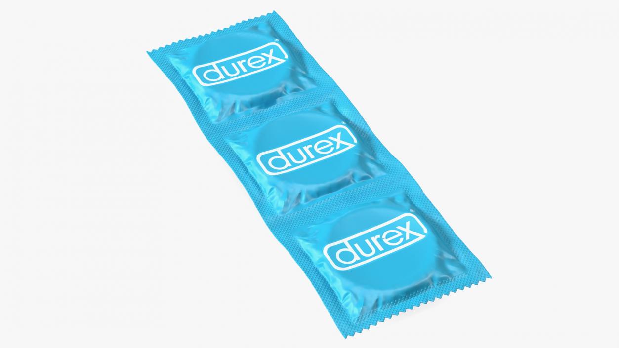 Condom Durex 3 Pack 3D model