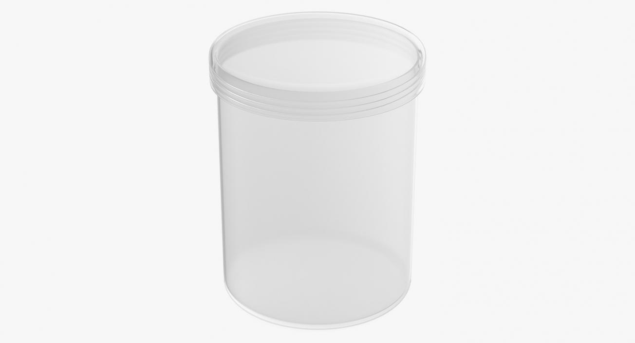 3D Plastic Round Box with Cap