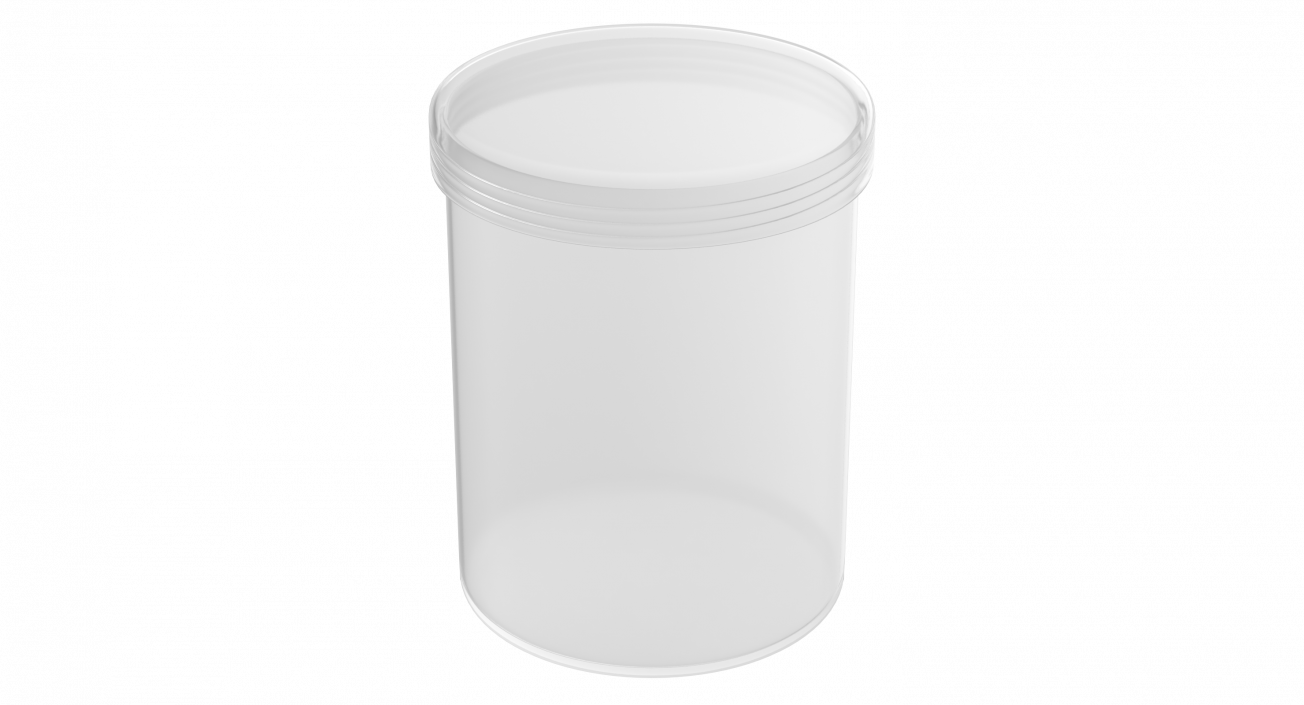 3D Plastic Round Box with Cap