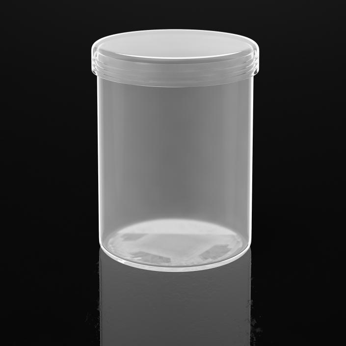 3D Plastic Round Box with Cap