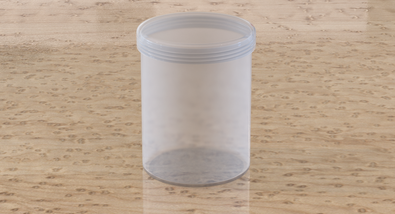 3D Plastic Round Box with Cap