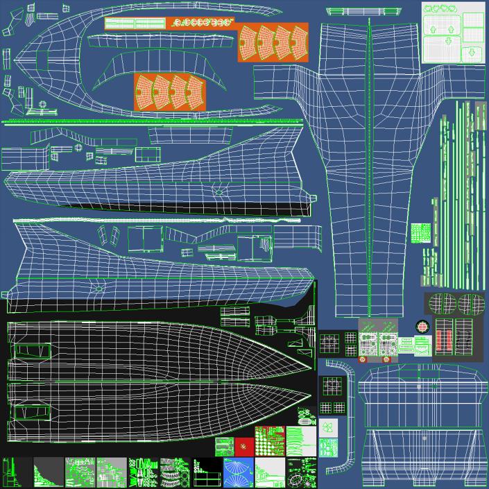 3D model Jet Boat