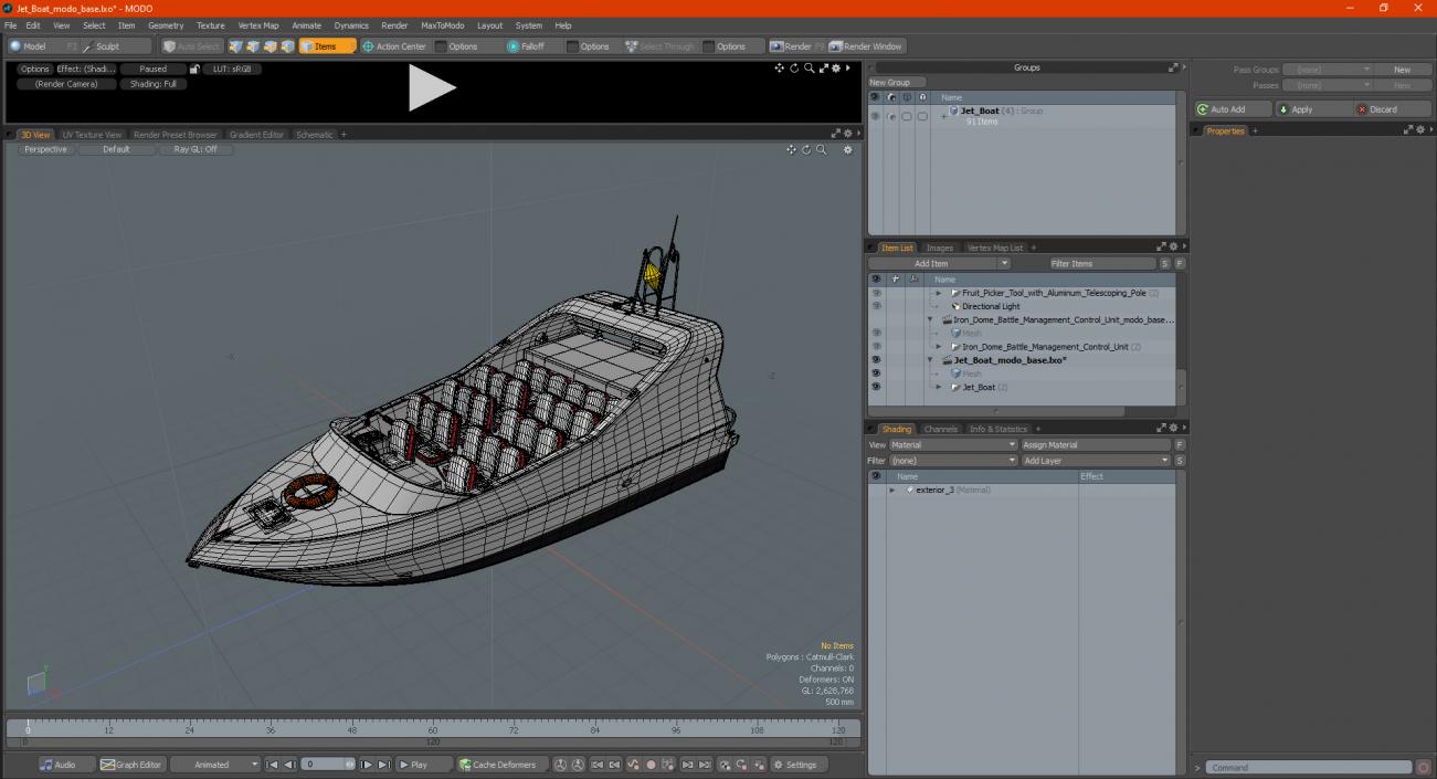 3D model Jet Boat