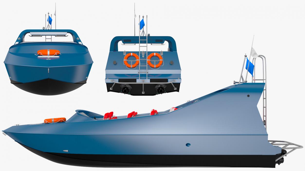 3D model Jet Boat