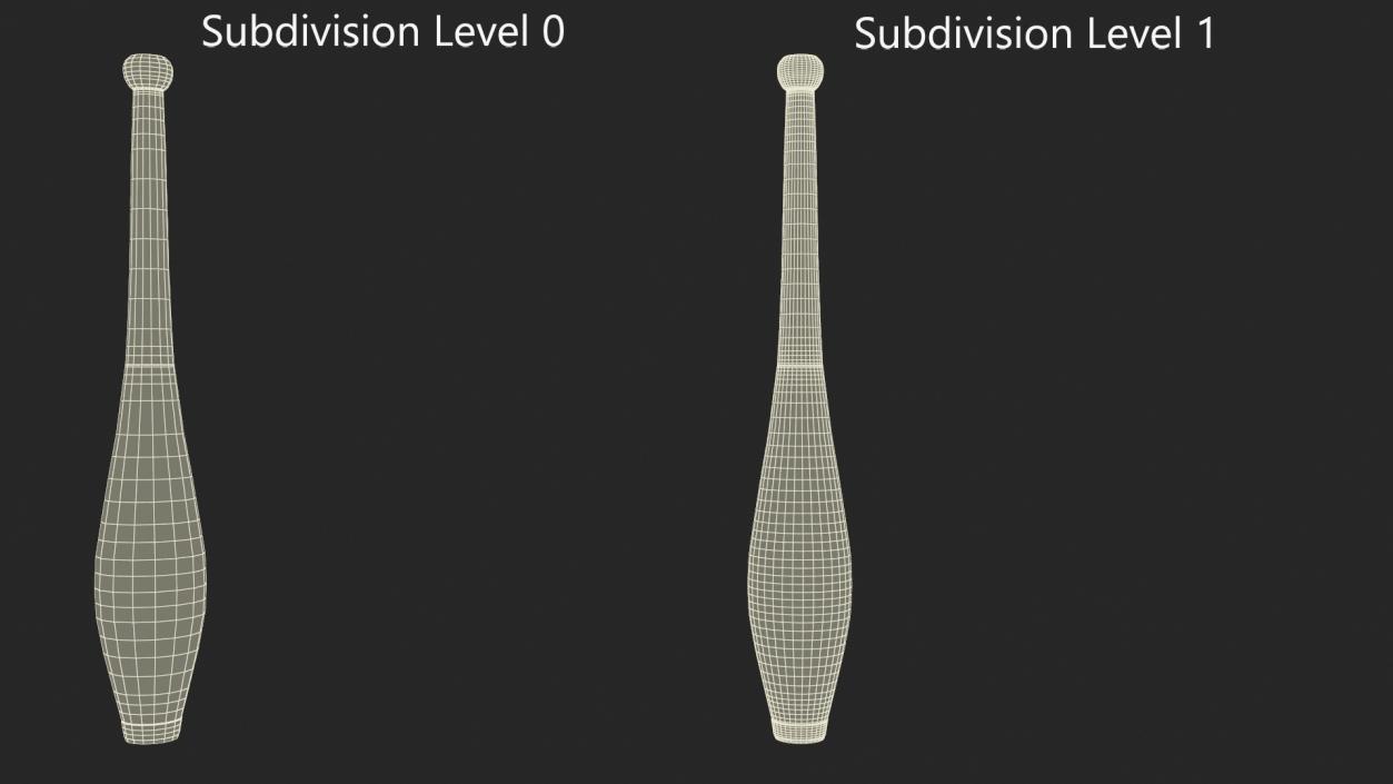 Juggling Quille Orange 3D