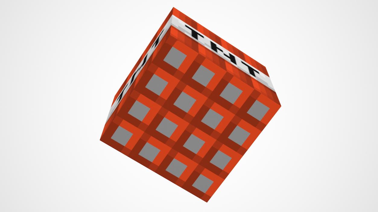 3D model Minecraft Multi TNT Block