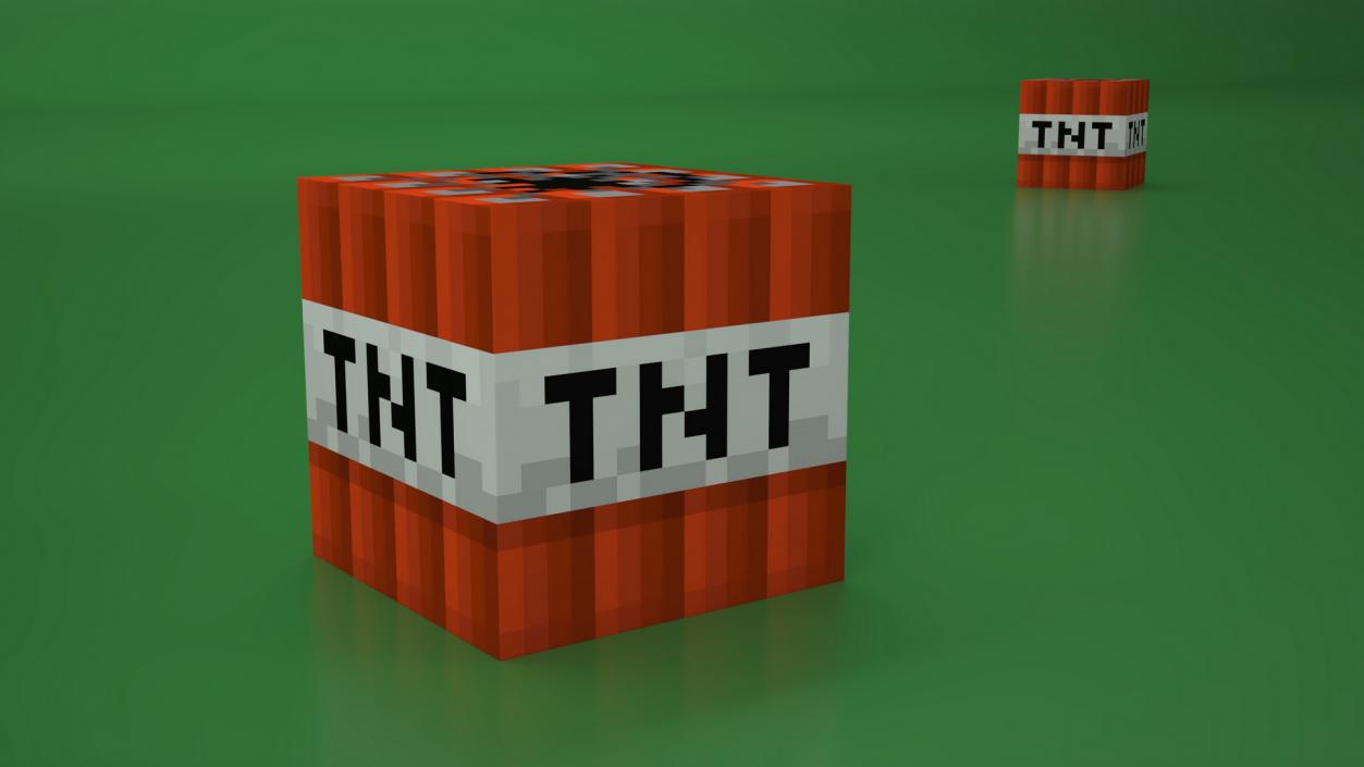 3D model Minecraft Multi TNT Block