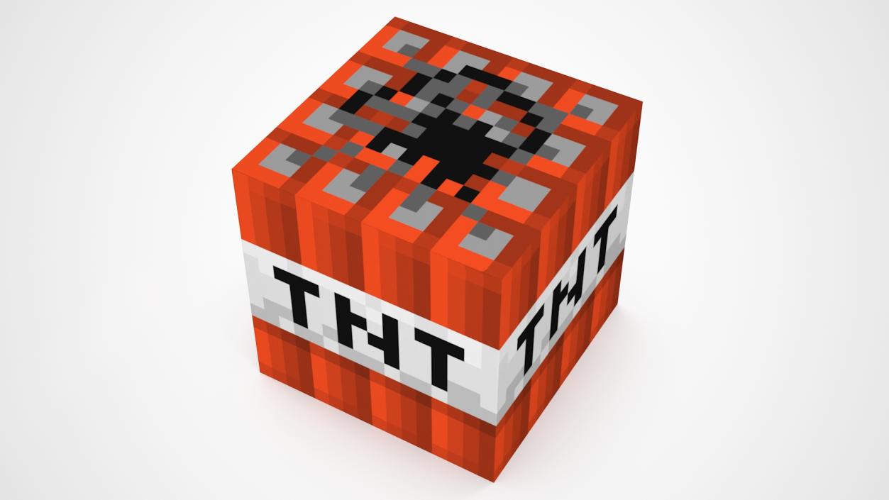 3D model Minecraft Multi TNT Block