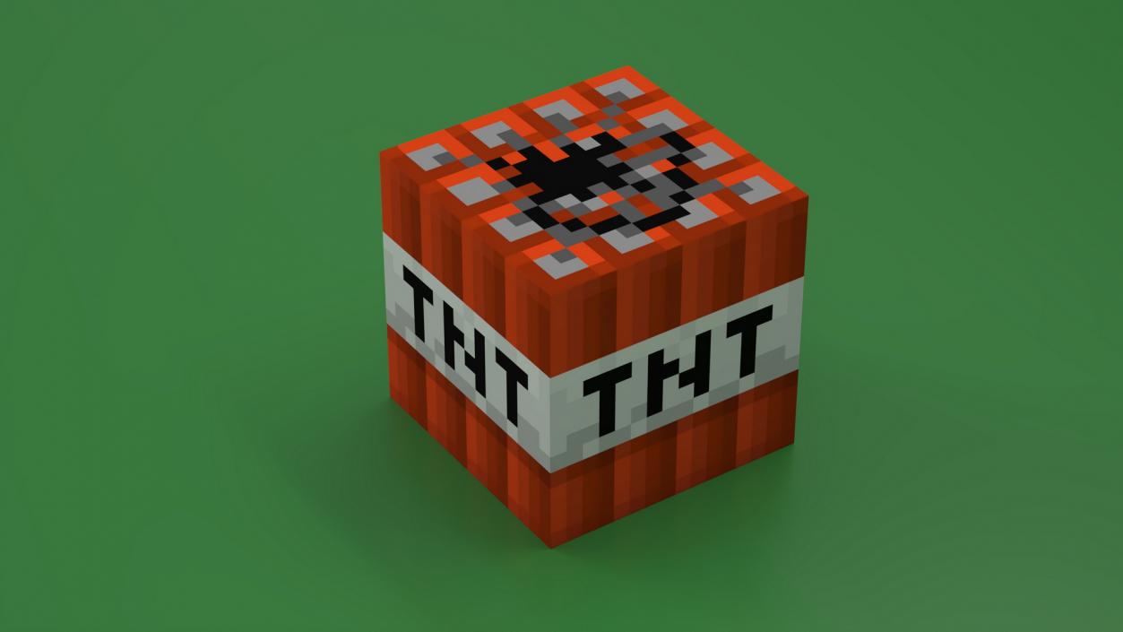 3D model Minecraft Multi TNT Block