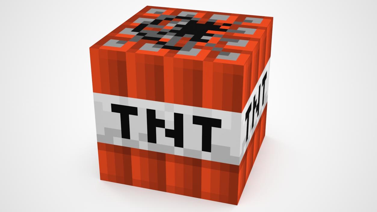 3D model Minecraft Multi TNT Block