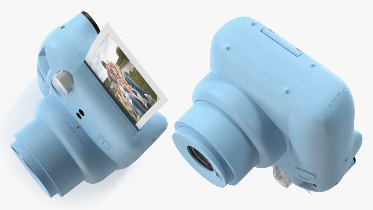 Fujifilm INSTAX Mini 12 Camera Pastel Blue 3D