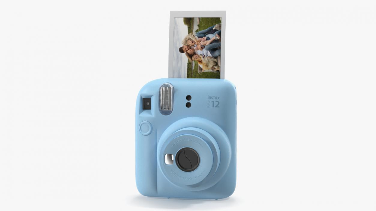 Fujifilm INSTAX Mini 12 Camera Pastel Blue 3D