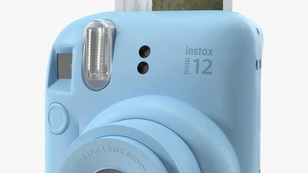 Fujifilm INSTAX Mini 12 Camera Pastel Blue 3D