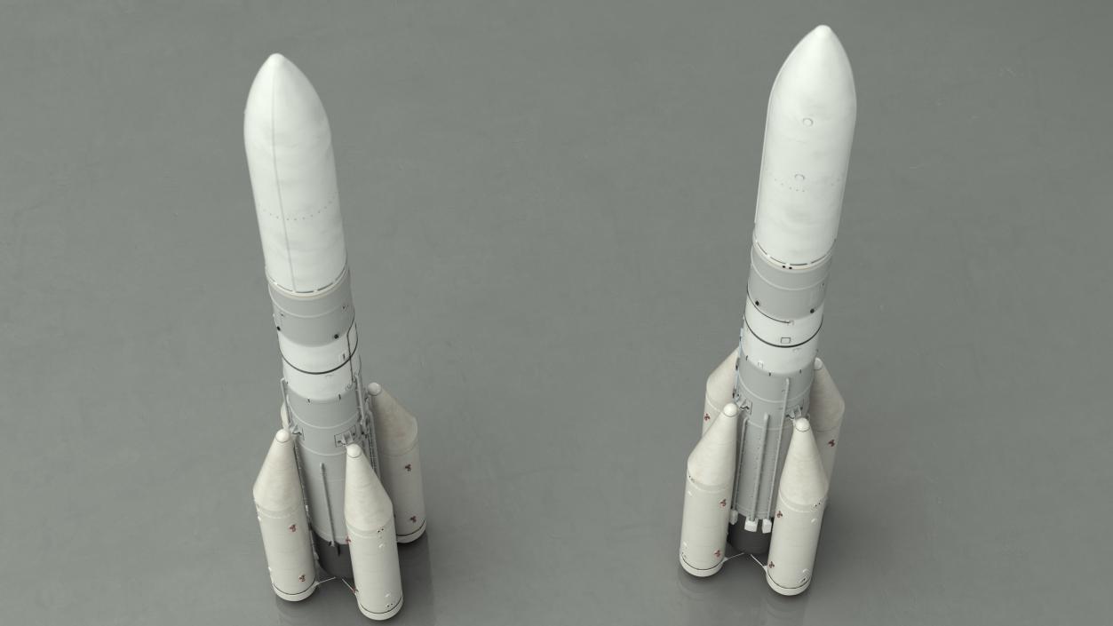 Space Rocket Launch Vehicle 3D