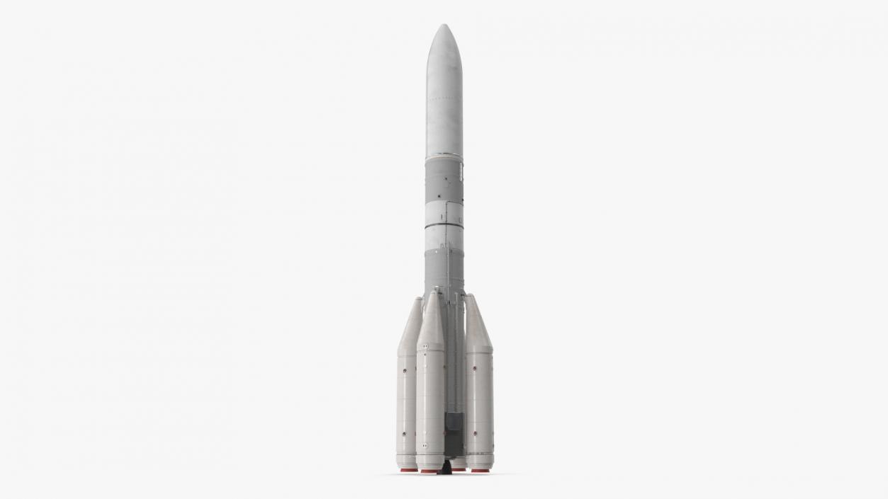 Space Rocket Launch Vehicle 3D