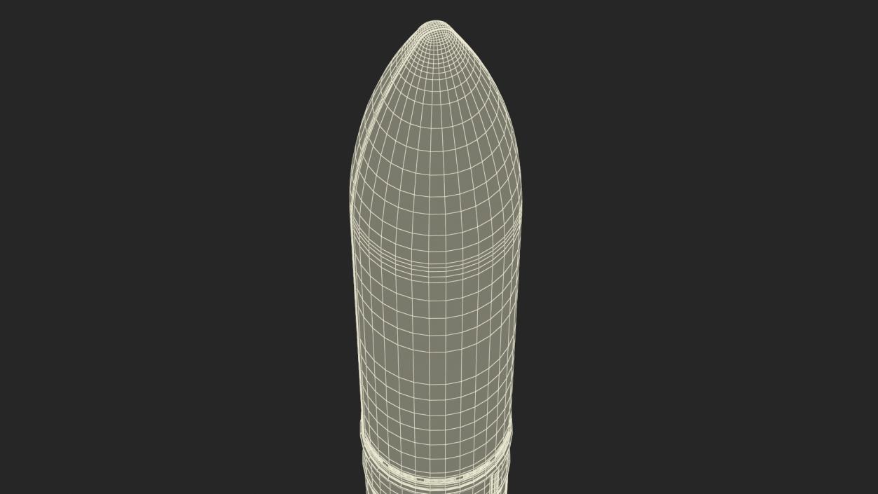 Space Rocket Launch Vehicle 3D