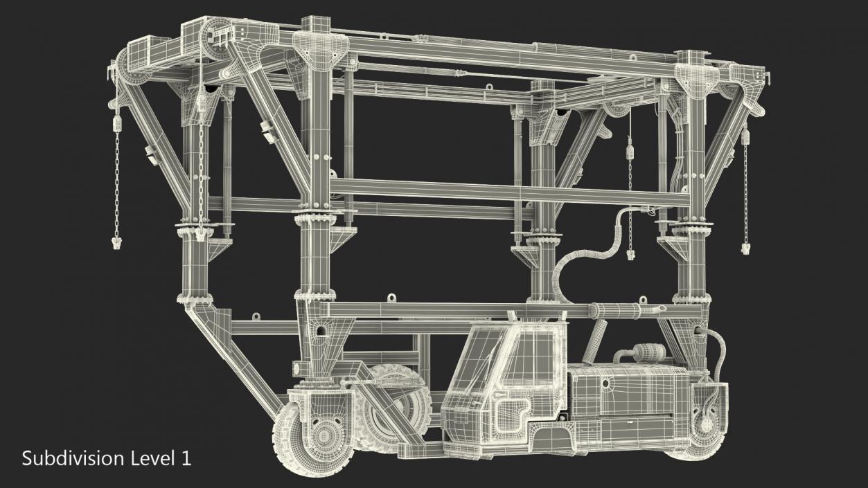 3D Combi-SC Straddle Carrier Clean