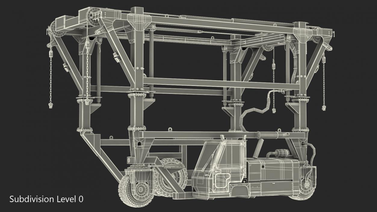 3D Combi-SC Straddle Carrier Clean