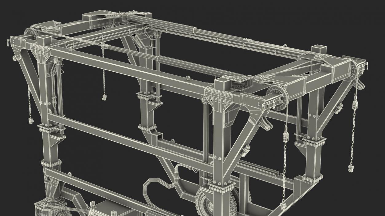 3D Combi-SC Straddle Carrier Clean