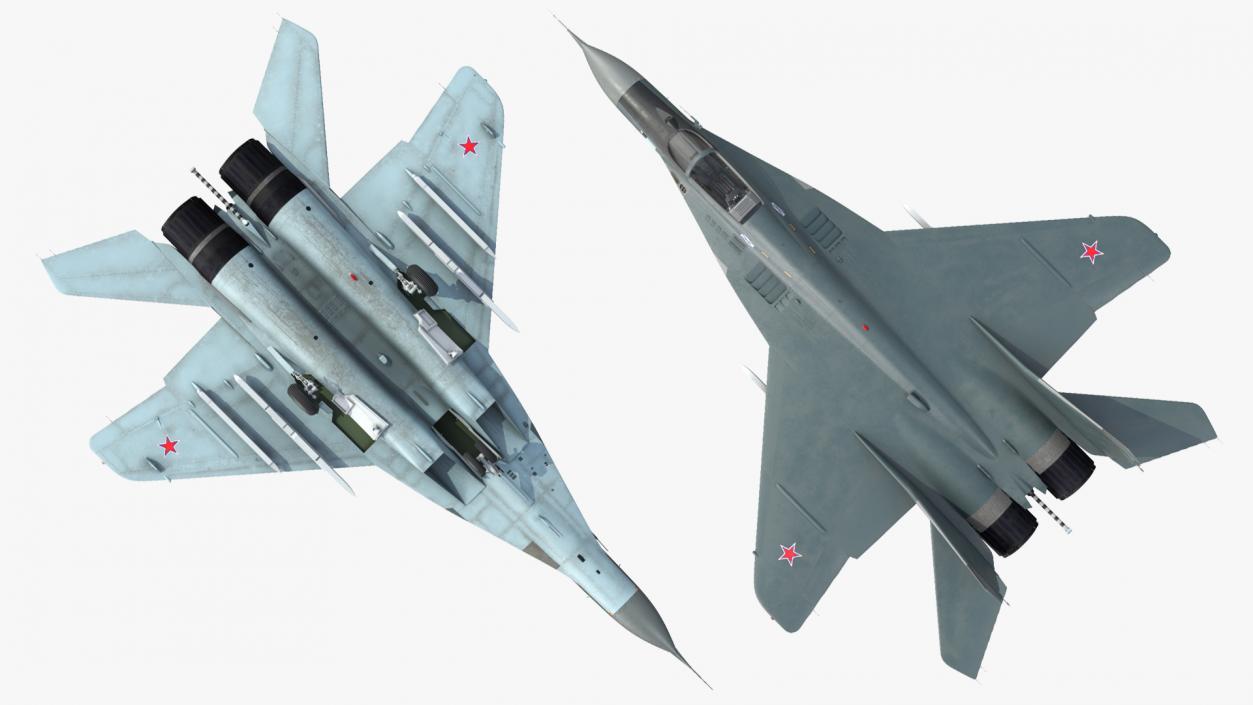 3D MiG 29KR Multirole Fighter Aircraft Russian Navy model