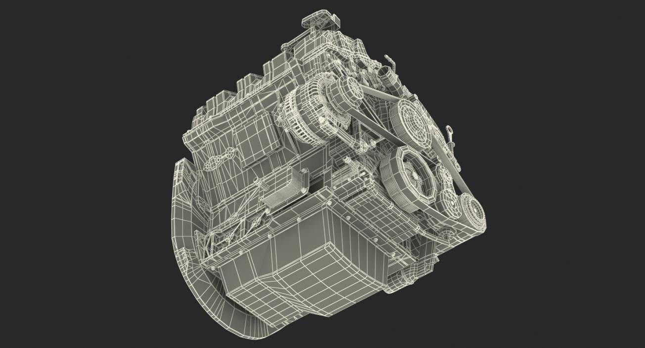 3D model Car Engine