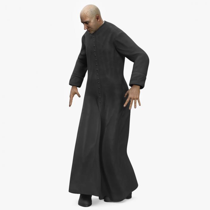 Catholic Priest Rigged 3D