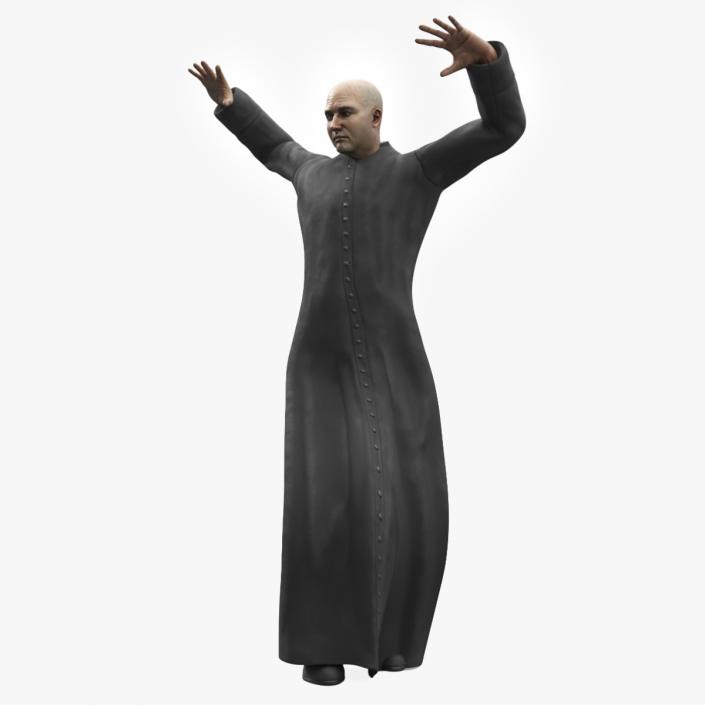 Catholic Priest Rigged 3D