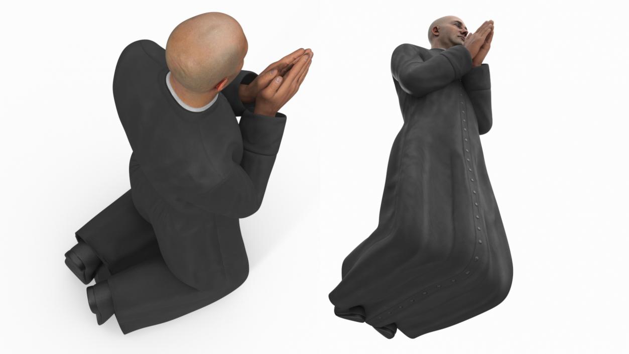 Catholic Priest Rigged 3D