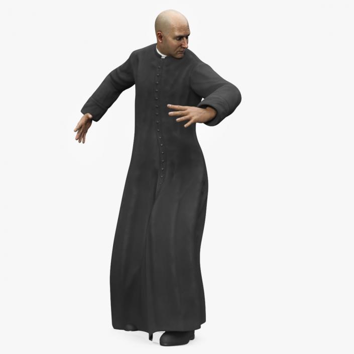 Catholic Priest Rigged 3D