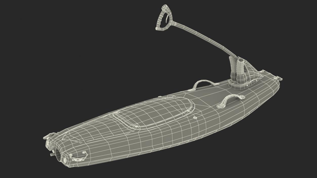 3D model Carbon Jet Surfboard