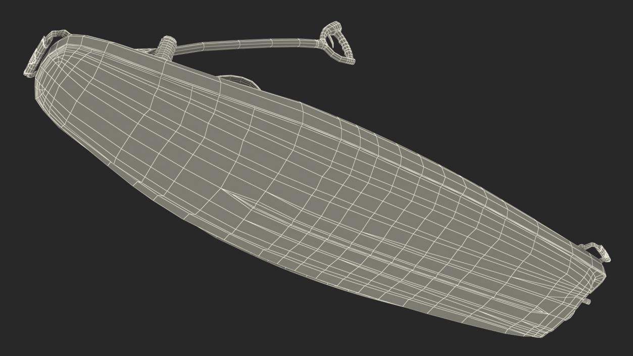 3D model Carbon Jet Surfboard