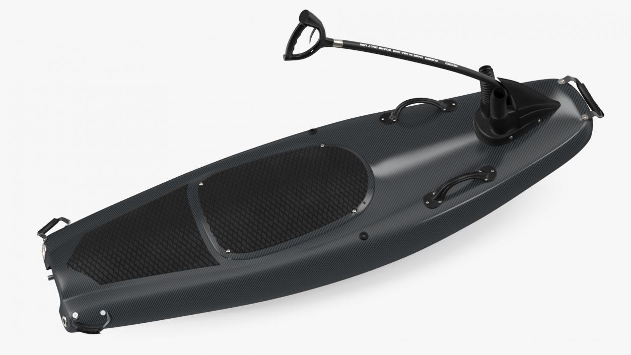 3D model Carbon Jet Surfboard