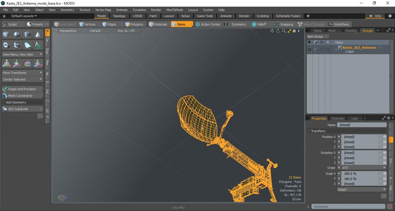 Kasta 2E2 Antenna 3D