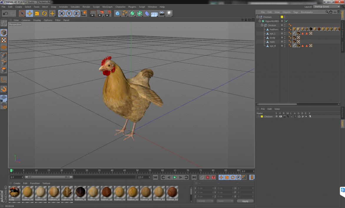 Chicken 3D model