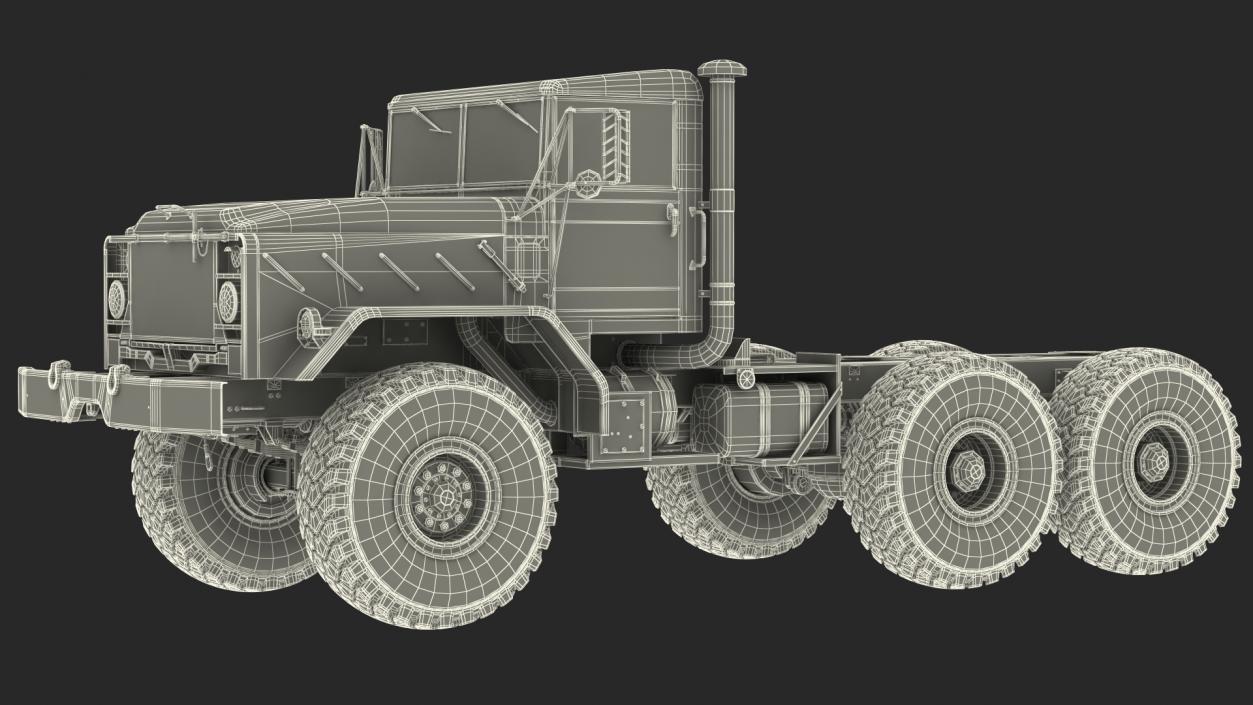 3D model M939 Military Truck Light